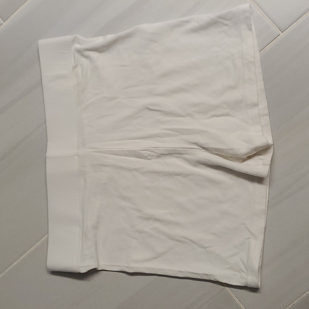 White Yoga Shorts
